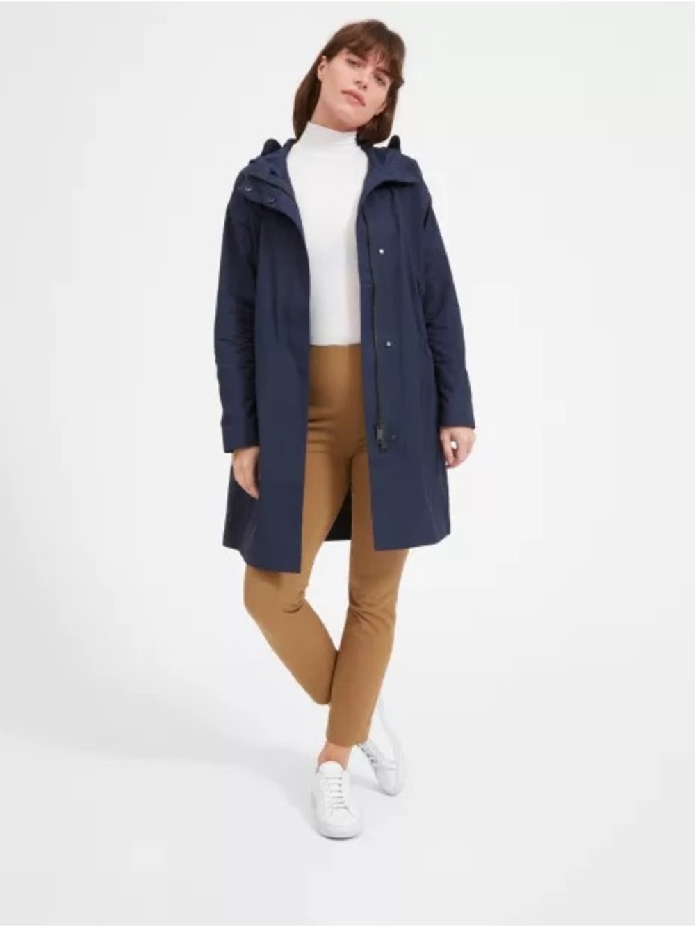 EVERLANE The City Anorak in Navy